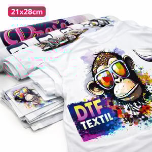 DTF Têxtil 21x28cm DTF Têxtil 21x28    