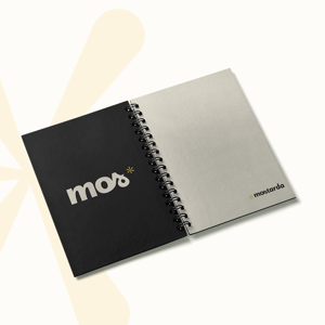 Caderno capa dura  15x21cm    