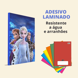 Adesivo p/ capa de caderno brochura A4 Adesivo 115g 21X29,7    