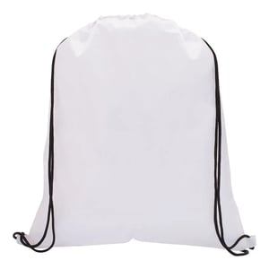 Mochila Sacochila Oxford Branca Oxford 30x40  Sublimação  