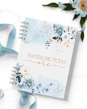 Agenda Edificante  Floral Azul 2027