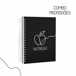 Caderno Profissões Preto