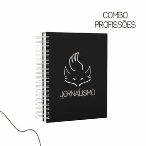 Caderno Profissões Preto