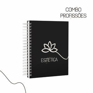 Caderno Profissões Preto