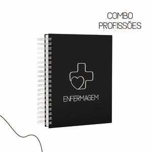 Caderno Profissões Preto