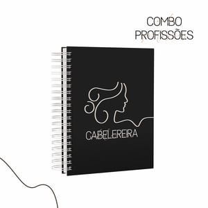 Caderno Profissões Preto