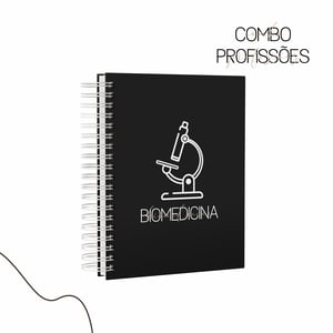 Caderno Profissões Preto