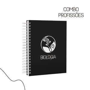 Caderno Profissões Preto