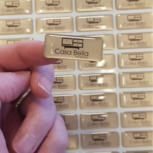 Adesivo Resinado Personalizado Cartela