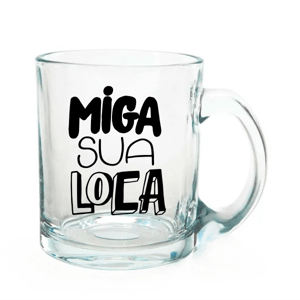 Caneca de Vidro Cristal 325ml VIDRO     