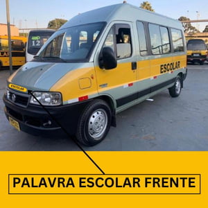ADESIVO NOME ESCOLAR FRENTE VINIL PRETO Padrão DTP 1x0  Recorte Eletrônico 