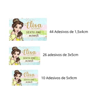 Etiquetas Escolares Adesivas