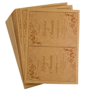 Impressão A4 Papel Kraft (produção) Só Frente - 240g