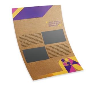 Impressão A3 Papel Kraft (produção) Só Frente - 240g