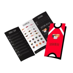 Folder com 2 Dobras Couchê 115g