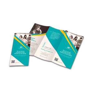 Folder com 2 Dobras Couchê 150g