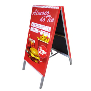 Cavalete de Madeira Personalizado