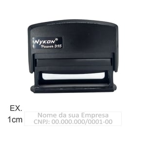 Carimbo Nykon 315  1x6,9cm 1/0   