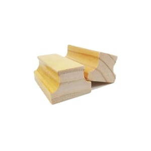 Carimbo Madeira de 3x4cm Madeira 3x4cm   Borracha 