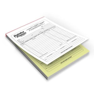 Blocos A5 Com 2 Vias  15x21cm 4x0   