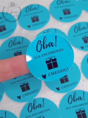 Adesivo Promocional 3cm Vinil Branco 3x3cm 4x0 Brilho  