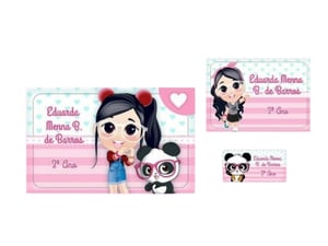 Etiquetas Escolares Adesivas Vinil Branco  4/0   