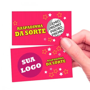 Raspadinhas Personalizadas Couchê 250g 5x9 4/4   