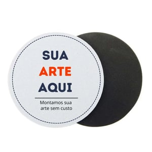 Porta Copo Personalizado Plástico de Polipropileno 9x9cm 4/0  Redondo ou quadrado 