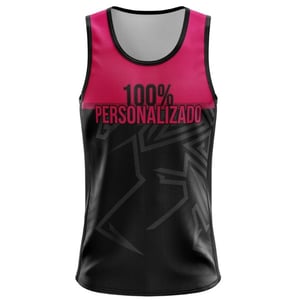 Regata Abadá Helanca Sublimação Total (XGG ou XL) Tecido Helanca Totalmente personalizada, Frente, Verso, Viés  Sublimação  