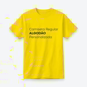 Camiseta Algodão Personalizada