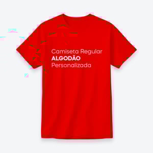 Camiseta Algodão Personalizada