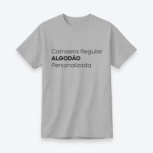 Camiseta Algodão Personalizada