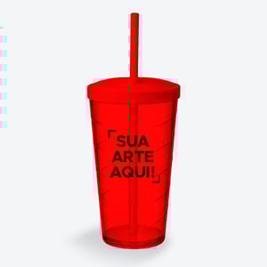 Copo Twister Translúcido Personalizado