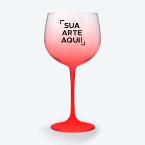 Taça de Gin Degradê Personalizada