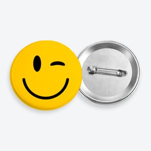 Bottom Broche Personalizado Alumínio ou Plástico Redondo    