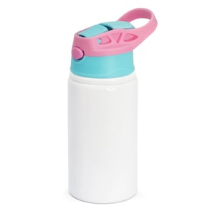 Squeeze Branco Modelo escolar 500ml Alumínio 600ml     