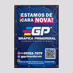 Lona Front com Ilhós