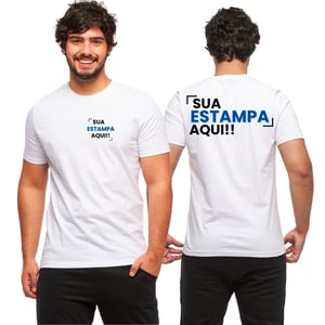 Camisa Branca - UNISEX 100% Polieste P, PP, M, G, GG Branca  Estampa Sublimática Pode haver variações de prazo de entrega