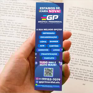 Marca Página Couchê 300g 14,5x48    