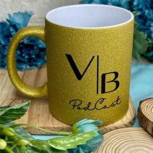 Caneca porcelana - Gliter  personalizada 325ml