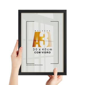 Moldura - 30x40 - com Vidro
