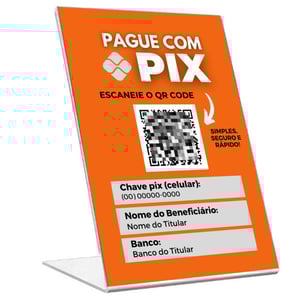 Placa Display Acrílico - expositor