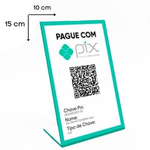 Placa Display Acrílico - expositor