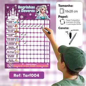 Tarefinhas e Deveres - Imã geladeira + Caneta com imã