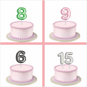 CAKE TOPPER NUMEROS