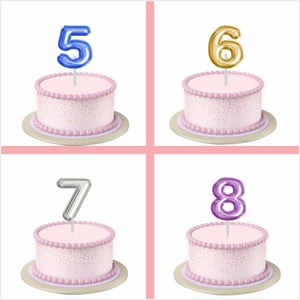 CAKE TOPPER NUMEROS