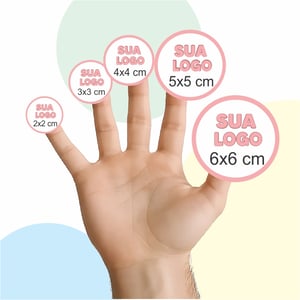 4 folhas Etiquetas Adesivas Personalizados