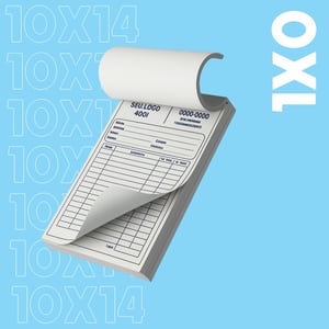 Bloco notas 10x15cm  - personalizado - 1 Via c/ 100 folhas