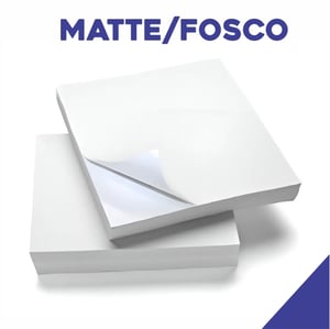 PC PAPEL FOTOG - ADESIVO. 128G - MATTE - A4 - 20 FOLHAS