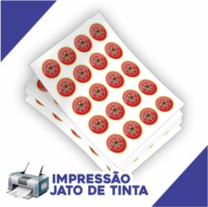 PC PAPEL FOTOG - ADESIVO. 128G - MATTE - A4 - 20 FOLHAS